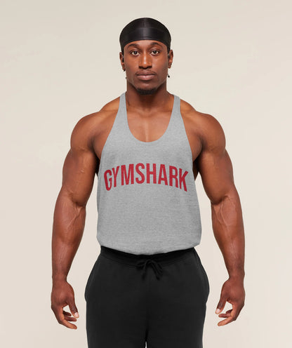 Gymshark Power Stinger - Gris y Rojo