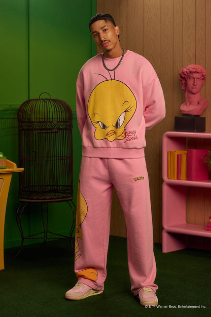 Looney Tunes Face Crewnecks - Tweety Y
